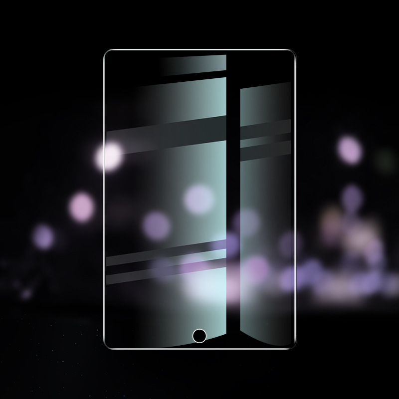 Tvrdené sklo ochrana obrazovky pre iPad — predné, plné pokrytie, proti otlačkom, proti pádu, súkromie
