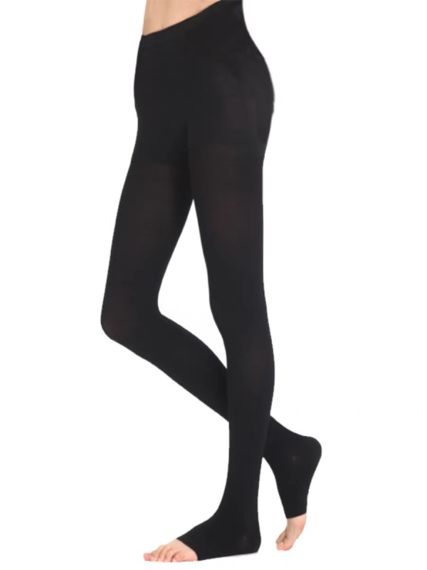 Hulahopke s otvorenim prstom i segmentiranom kompresijom za mršavljenje nogu, oblikovanje trbuha i podizanje stražnjice