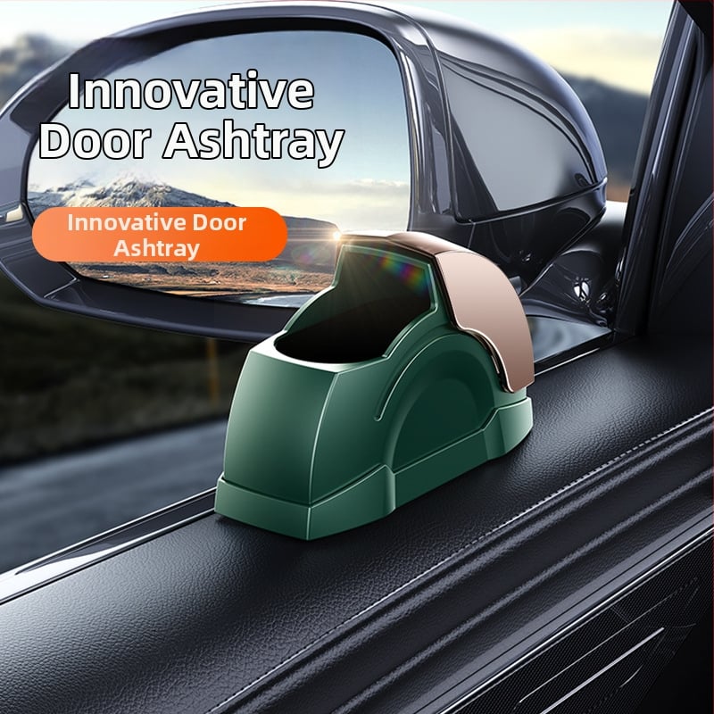 Cenușar auto, tip adeziv universal, model Zh-168, din plastic, dual-use pentru casă și mașină