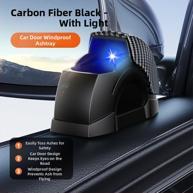 Cenușar auto, tip adeziv universal, model Zh-168, din plastic, dual-use pentru casă și mașină