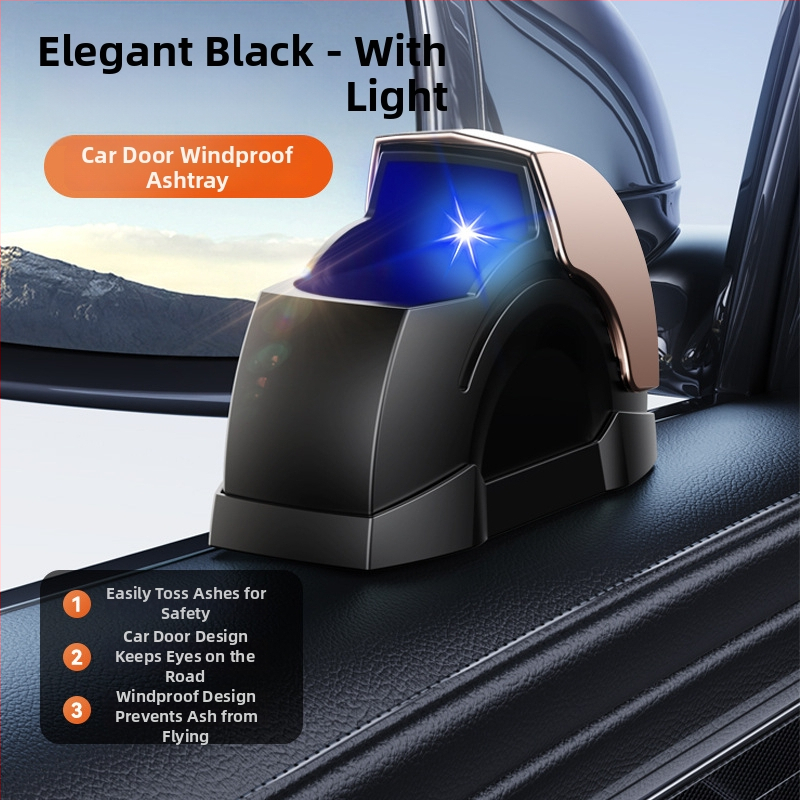 Cenușar auto, tip adeziv universal, model Zh-168, din plastic, dual-use pentru casă și mașină