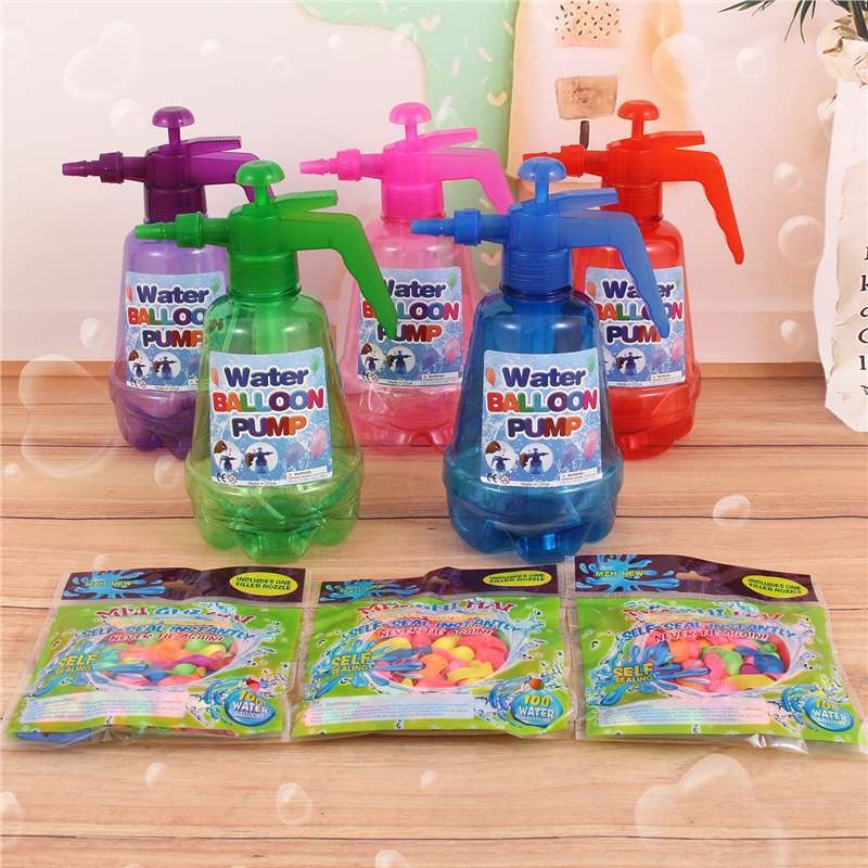 LouisBin Vízipisztolyos Játék – Gyorsan Töltődő Vízibombák, Önsziváró Szelep, Nyomásos Palackos Vízipisztoly