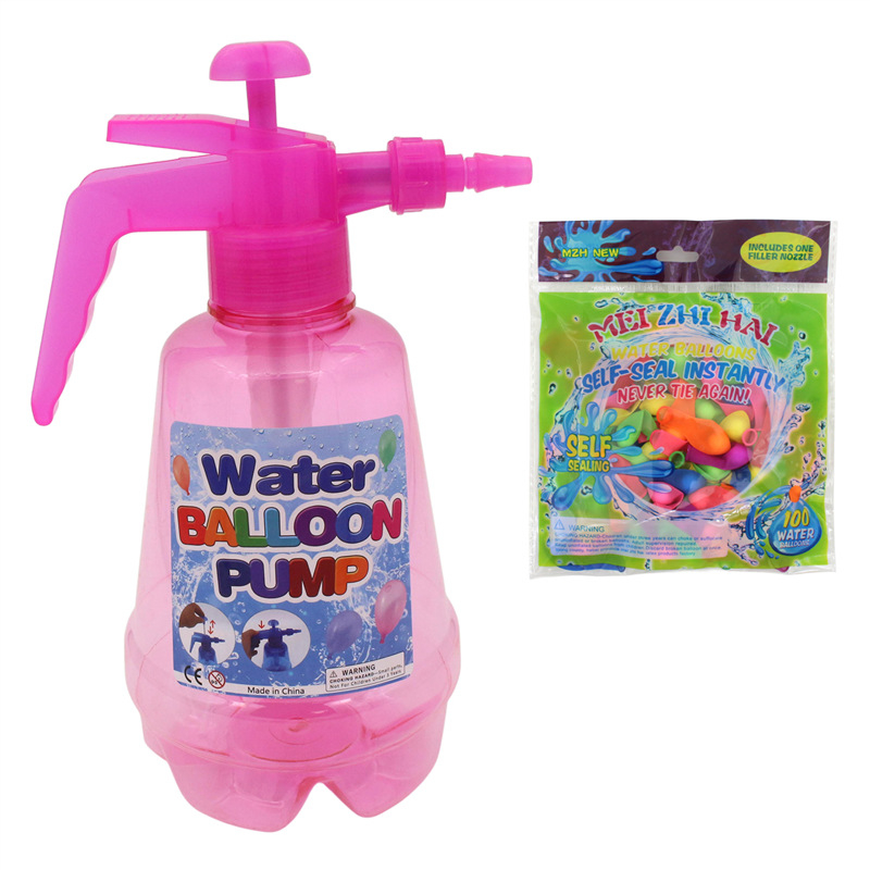 LouisBin Vízipisztolyos Játék – Gyorsan Töltődő Vízibombák, Önsziváró Szelep, Nyomásos Palackos Vízipisztoly