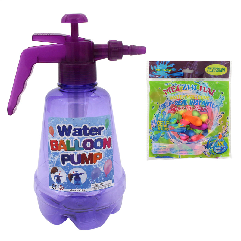 LouisBin Vízipisztolyos Játék – Gyorsan Töltődő Vízibombák, Önsziváró Szelep, Nyomásos Palackos Vízipisztoly