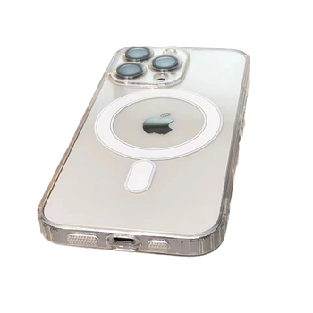 Carcasă iPhone 11–14 Pro/Pro Max – TPU, husă magnetică completă, antișoc, cu protecție a obiectivului și disipare a căldurii