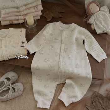 Hey Honey детски памучен спален чувал, корейски стил, 100% памук, за деца 3–8 г