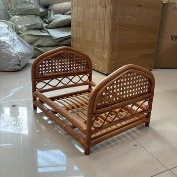 Pozadie stojan – ručne tkaný ratánový posteľný rekvizit, vintage retro pozadie pre fotografovanie oblečenia (Materiál: bambusové tkané drevo; Hmotnosť: 1,5 kg; Použitie: Fotografia oblečenia)