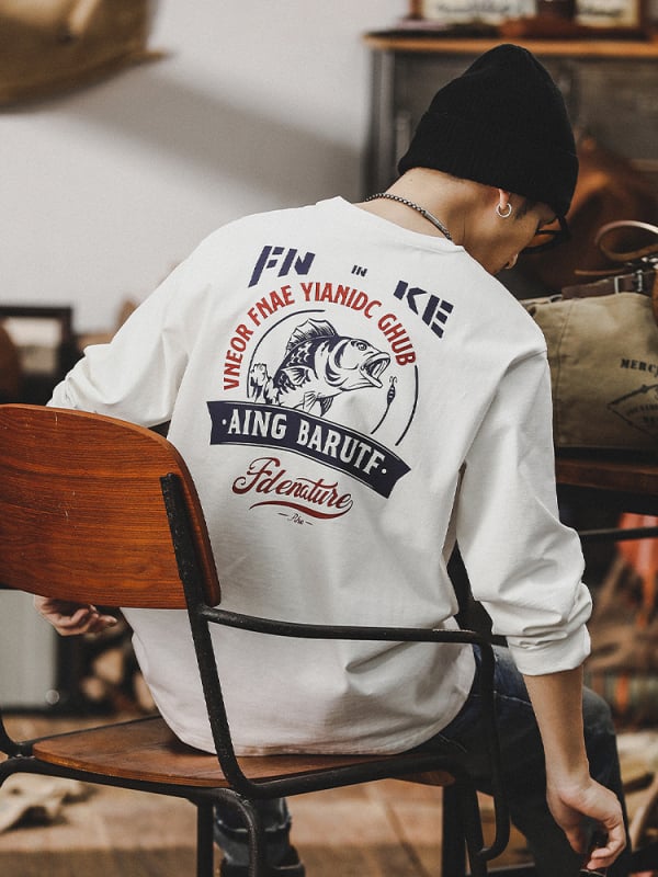 Jereno muška majica s dugim rukavima, opuštenog kroja, okrugli izrez, antibakterijska, combed pamuk 96%+