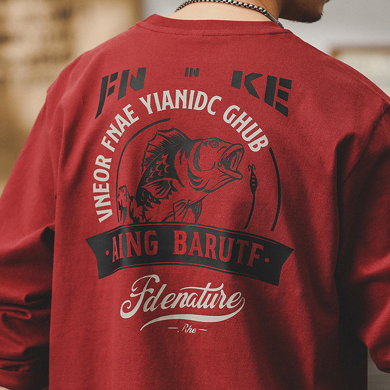 Jereno muška majica s dugim rukavima, opuštenog kroja, okrugli izrez, antibakterijska, combed pamuk 96%+