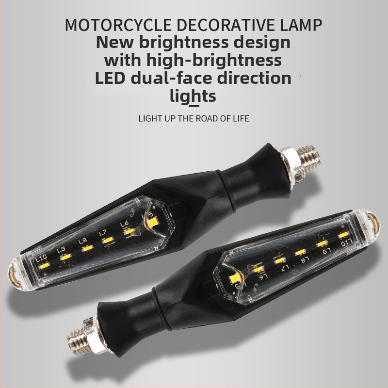 Dvostrani LED pokazivač smjera za 12V motocikl – LED 2W, vijek trajanja 20.000 sati