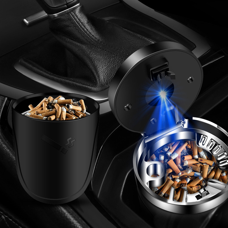 Automobilska pepeljara, 202 nehrđajući čelik, brusni završetak, model opće namjene, težina 0.35, spremna za privatnu oznaku