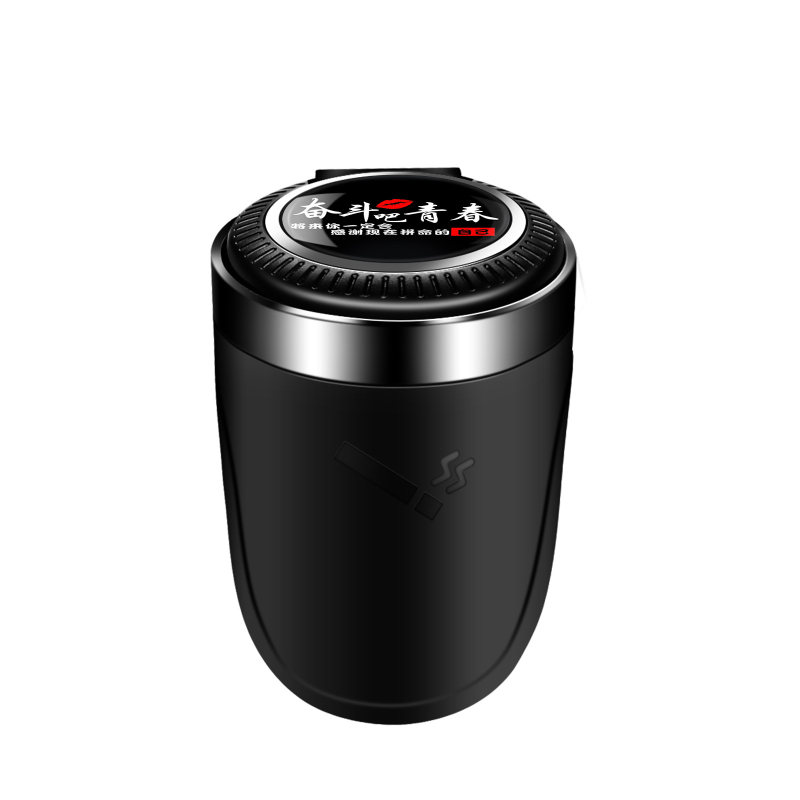 Automobilska pepeljara, 202 nehrđajući čelik, brusni završetak, model opće namjene, težina 0.35, spremna za privatnu oznaku