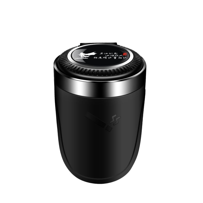 Automobilska pepeljara, 202 nehrđajući čelik, brusni završetak, model opće namjene, težina 0.35, spremna za privatnu oznaku