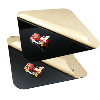 Fundal din acril cu oglindă pe o singură față și finisaj sablat pentru fotografia produselor; opțiuni personalizabile