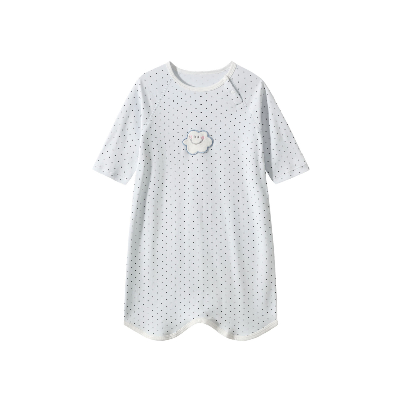 Dječja spavaća vreća za bebe, 100% pamuk, kratki rukavi, odvojene noge, duljina 80 cm