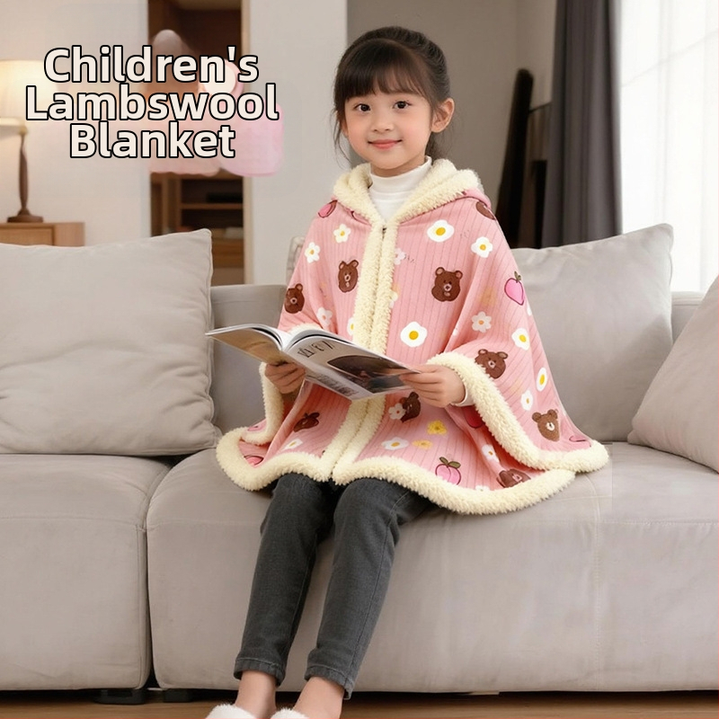 Κουβέρτα φλανέλα με σχέδιο κινουμένων σχεδίων, πολυεστέρας, 300–500 γρ, τεσσάρων εποχών, μοντέρνος μινιμαλισμός