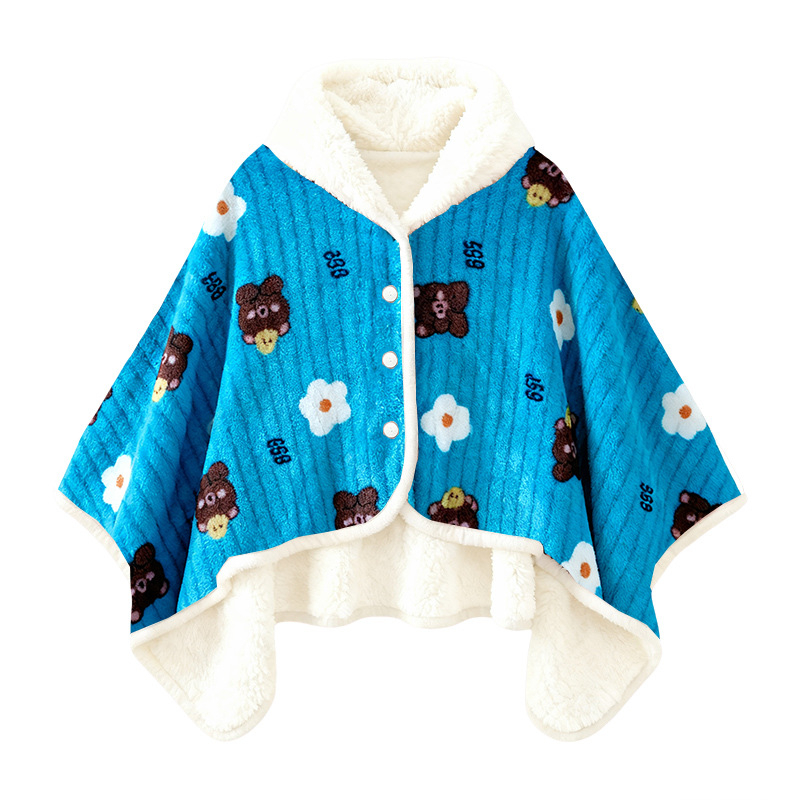 Κουβέρτα φλανέλα με σχέδιο κινουμένων σχεδίων, πολυεστέρας, 300–500 γρ, τεσσάρων εποχών, μοντέρνος μινιμαλισμός