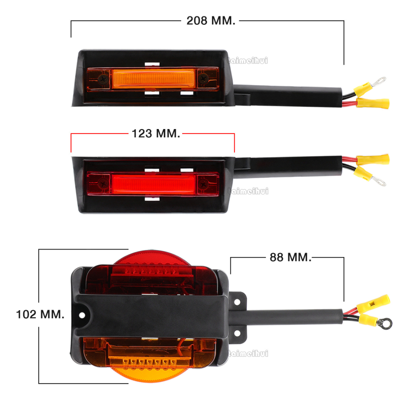 FS-TZ LED stražnja svjetla za kamione i prikolice, 12V, 0.5W, 6000K