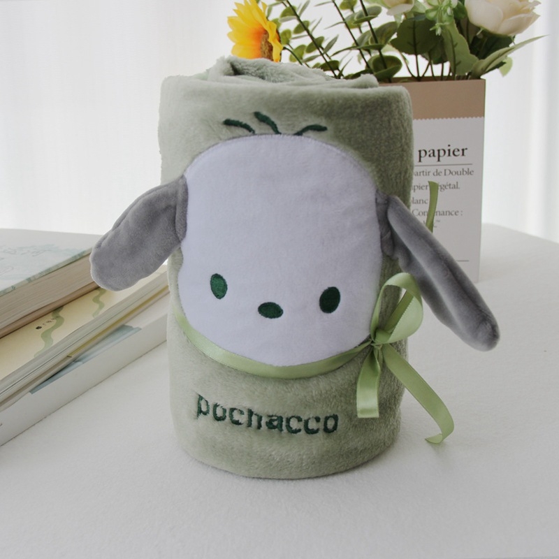 Κουβέρτα με Μαξιλάρι Καρτούν – 120 g coral fleece, σχέδιο κινούμενων σχεδίων, άνοιξη–φθινόπωρο, φορητό για ύπνο/ταξίδι/αυτοκίνητο