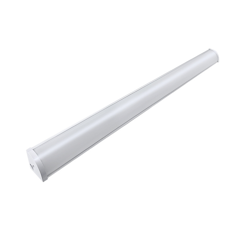 LED μακρύ τοίχου φωτιστικό, επιφανειακή τοποθέτηση σε δεξιά γωνία, τρίγωνος σχεδιασμός, PVC σκιά, 220V, βάση E40, συνδεδεμένο με Tmall Elf