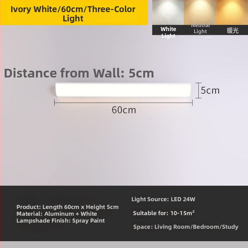 LED μακρύ τοίχου φωτιστικό, επιφανειακή τοποθέτηση σε δεξιά γωνία, τρίγωνος σχεδιασμός, PVC σκιά, 220V, βάση E40, συνδεδεμένο με Tmall Elf