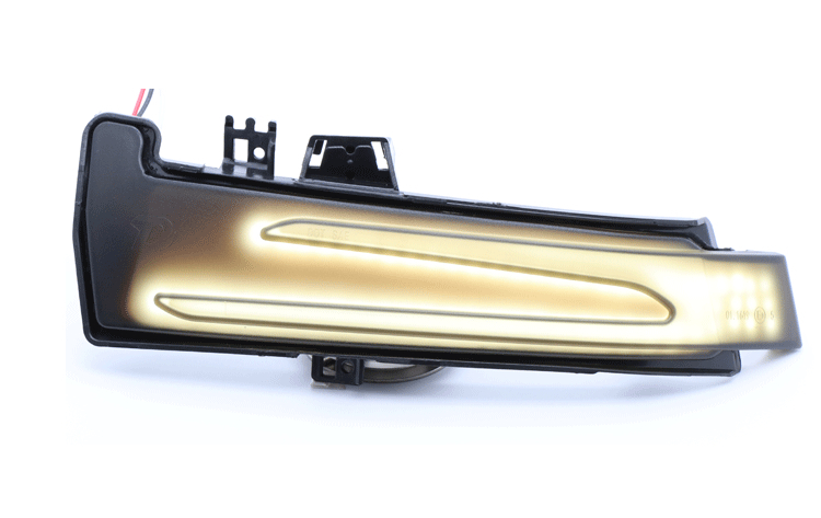 LED signalna lampica za stražnji ogledalo za Mercedes-Benz W221 W212 W204 W176 W246 X156, 12V, 2W, PMMA+ABS, 4500K
