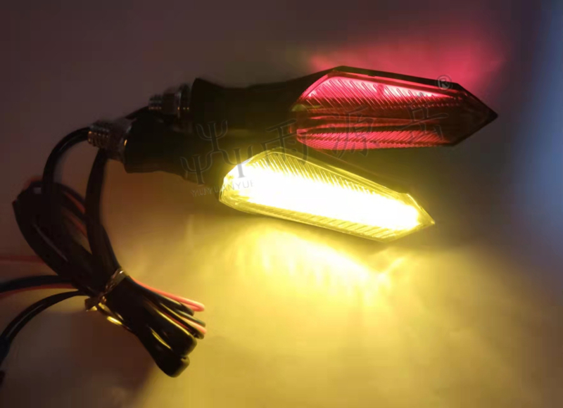 LED sekvencijski pokazivači smjera za električna vozila i motocikle, 36-72V, model N17-Z, 2 LED, dio ZD003