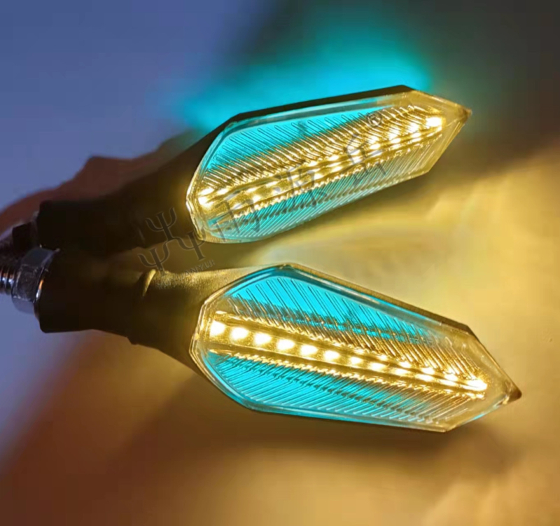 LED sekvencijski pokazivači smjera za električna vozila i motocikle, 36-72V, model N17-Z, 2 LED, dio ZD003