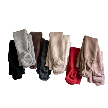 Dječje tajice za zimu s fleece podstavom, crvene boje, jednobojne, za djevojčice