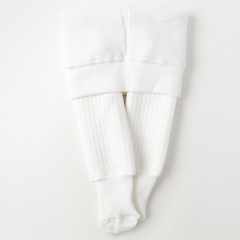 Dječje tajice za zimu s fleece podstavom, crvene boje, jednobojne, za djevojčice