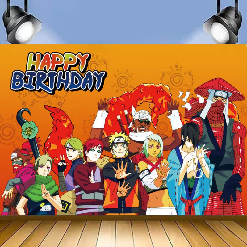 Pozadina za fotografiju s temom Naruto i One Piece — vinyl; za scenističko snimanje (Marka: meijia; Model: dm1680; Tip: Pozadina; Materijal: Vinyl)