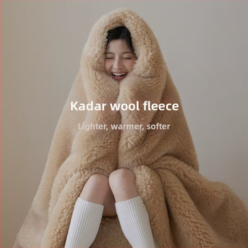 Κασμιρινο-μαλλί κουβέρτα, μονόχρωμο σχέδιο, χειμώνας, συρρίκνωση 3-5%, μοντέρνο μινιμαλιστικό στυλ