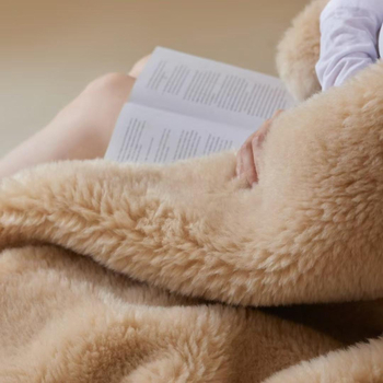 Κασμιρινο-μαλλί κουβέρτα, μονόχρωμο σχέδιο, χειμώνας, συρρίκνωση 3-5%, μοντέρνο μινιμαλιστικό στυλ