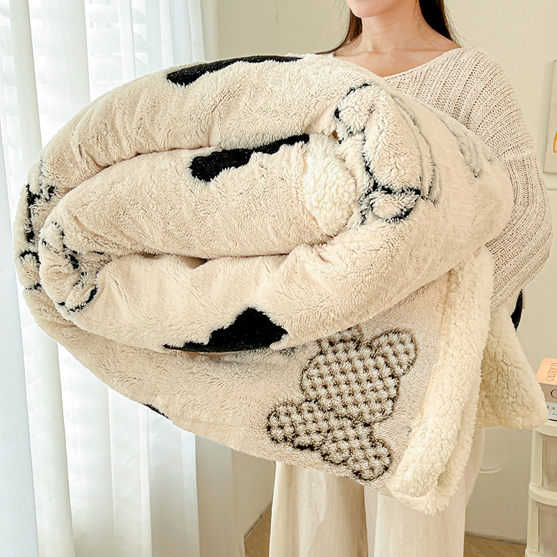 Πολυεστερικό φλανελ πάπλωμα με σχέδιο κινουμένων σχεδίων, θέρμανση για όλη τη σεζόν, ριχτάρι γραφείου και κοιτώνα