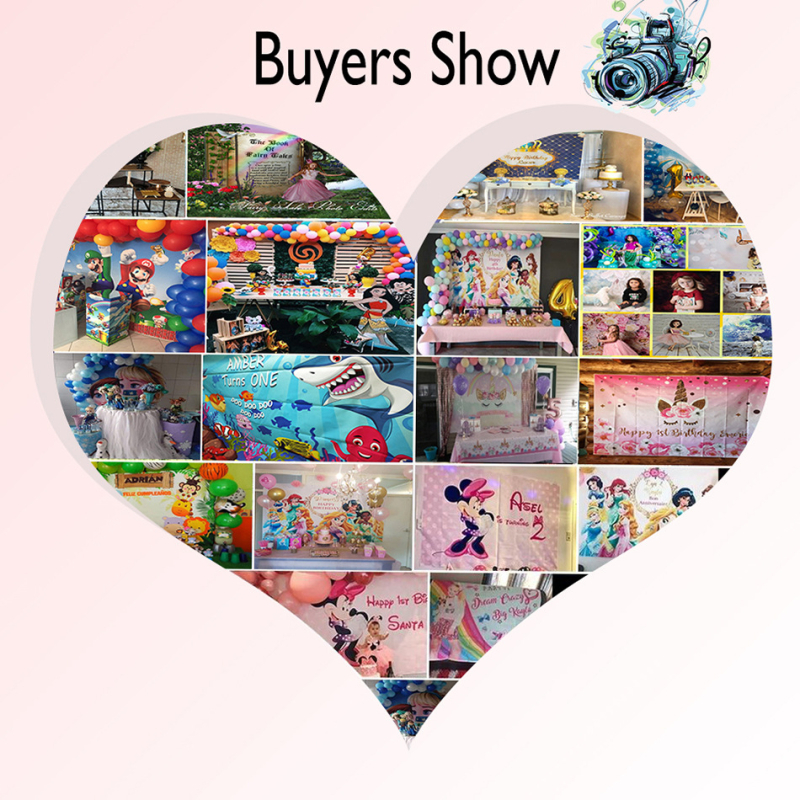 Fundal de zi de naștere – temă peisaj străin, model desen animat, vinil, pentru fotografie de scenă