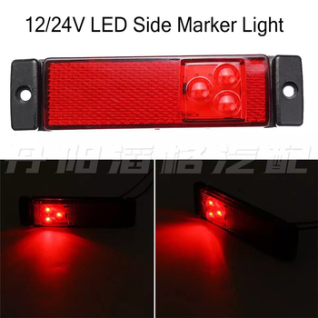 Kamionska LED bočna svjetiljka, 3 LED, 10-30V, 6000K, TG-B-015