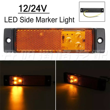 Kamionska LED bočna svjetiljka, 3 LED, 10-30V, 6000K, TG-B-015
