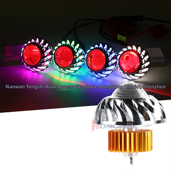 Ενσωματωμένο φανάρι μοτοσικλέτας με δαχτυλίδια αγγελικού και δαιμονικού ματιού, SMD LED, 12V, 11W, 1100LM, IP20