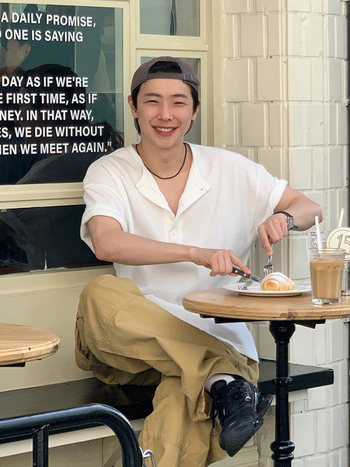 Pamut waffle textúrájú póló, lazább szabás, rövid ujjú, nyár 2025