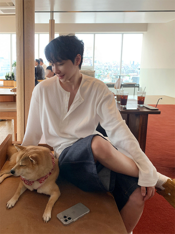 Pamut waffle textúrájú póló, lazább szabás, rövid ujjú, nyár 2025