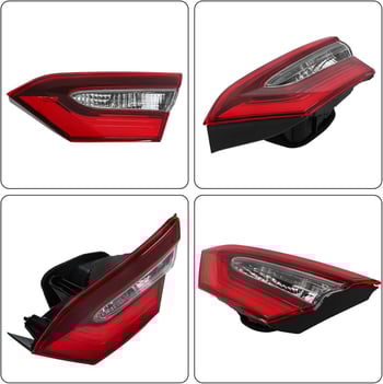 Toyota Camry 2021-2024 US verzióhoz hátsó lámpa készlet – belső és külső lámpák SE/LE/XSE/XLE kivitelek, modellek 81150-06G30/81110-06G30, 24V, 55W, PC ház