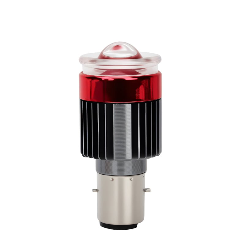 LED προβολέας μοτοσικλέτας, περίβλημα από αεροπορικό αλουμίνιο, 12V, LED πηγή φωτός, συγκεντρωτικός φακός, προστασία IP64