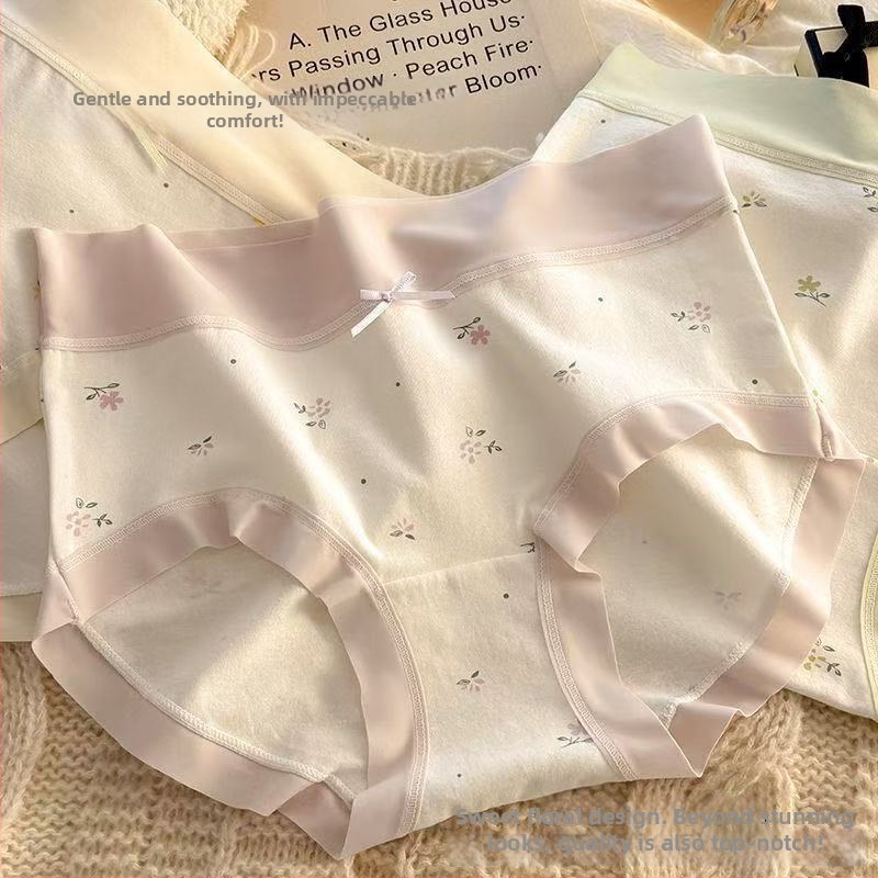 Γυναικείο βαμβακερό εσώρουχο με αντιβακτηριακή προστασία, μεσαία μέση, ανύψωση γλουτών, διαπνοή και γρήγορο στέγνωμα, 90–95% βαμβάκι.