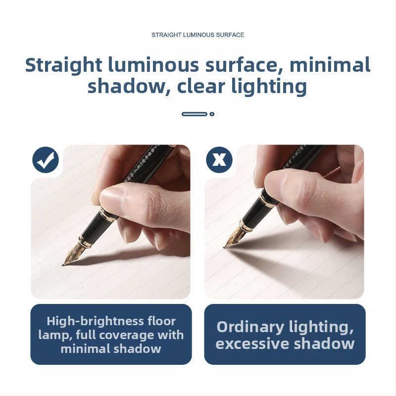 LED stojací lampa s dotykovým spínačom, moderný minimalistický dizajn, ZX011, 40 SMD2835 LED, pokrytie 5–10 m²