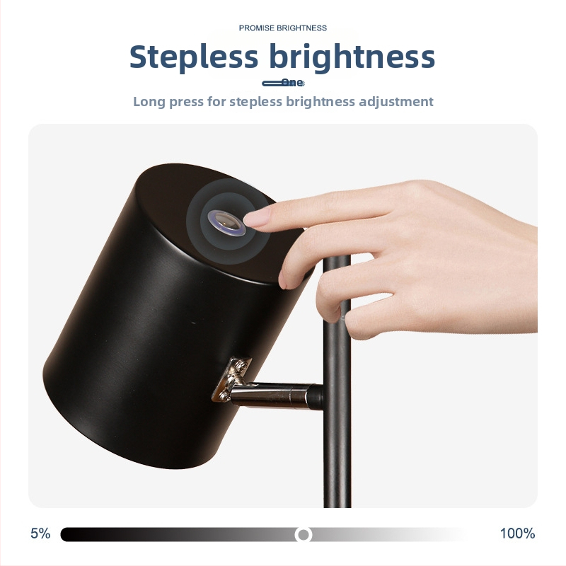 LED stojací lampa s dotykovým spínačom, moderný minimalistický dizajn, ZX011, 40 SMD2835 LED, pokrytie 5–10 m²