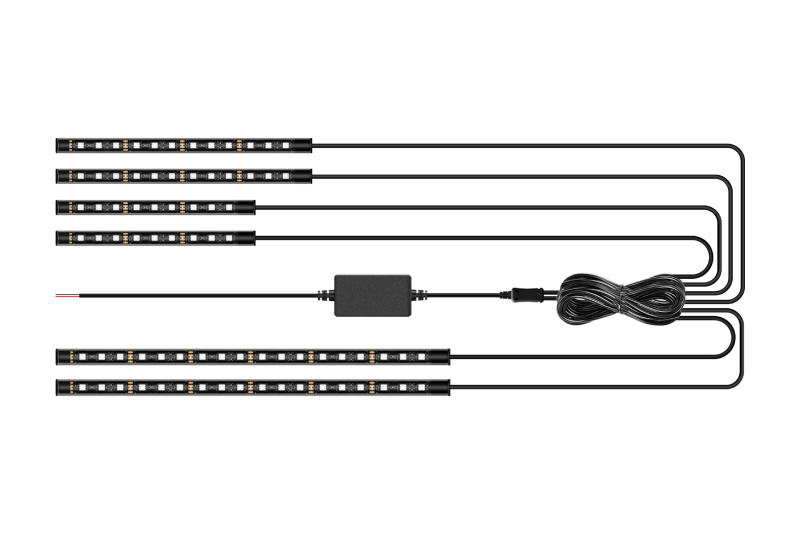 Svjetlo šasije motocikla — PVC, 12V, 15W, 0,3A, Univerzalna kompatibilnost