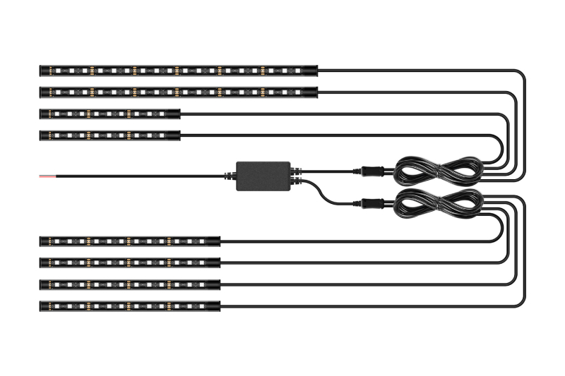 Svjetlo šasije motocikla — PVC, 12V, 15W, 0,3A, Univerzalna kompatibilnost