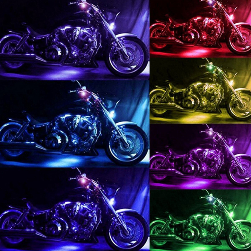 Svjetlo šasije motocikla — PVC, 12V, 15W, 0,3A, Univerzalna kompatibilnost