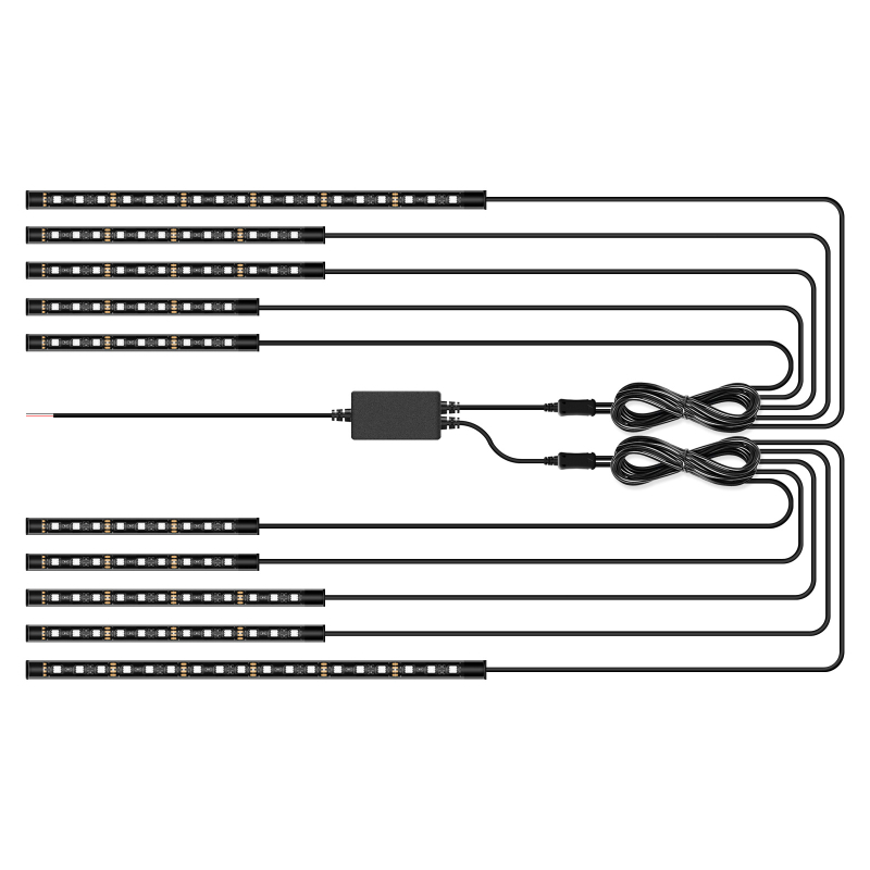 Svjetlo šasije motocikla — PVC, 12V, 15W, 0,3A, Univerzalna kompatibilnost