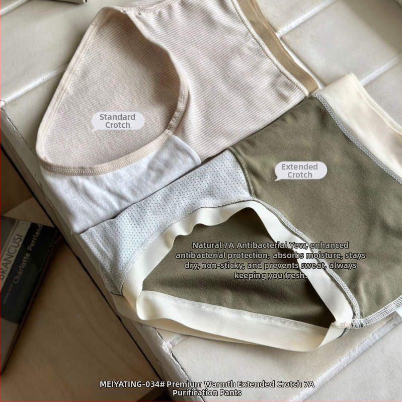 Γυναικείο εσώρουχο με μεσαίο ύψος μέσης, πλεκτό πολυεστερικό ύφασμα, επένδυση στην περιοχή καβάλας 80–90% βισκόζη, απορρόφηση υγρασίας, χωρίς ορατές γραμμές κάτω από τα ρούχα